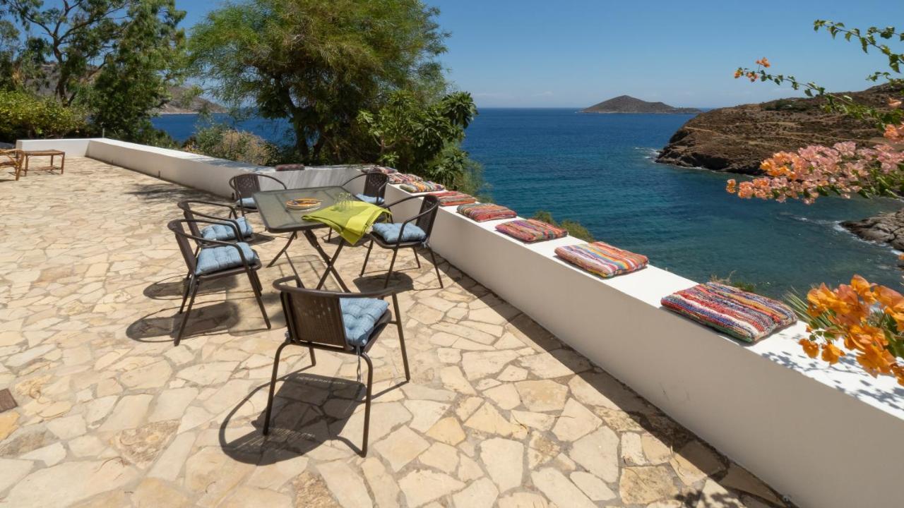 Ivi Beach Front Villa, Leros Vromolithos ภายนอก รูปภาพ