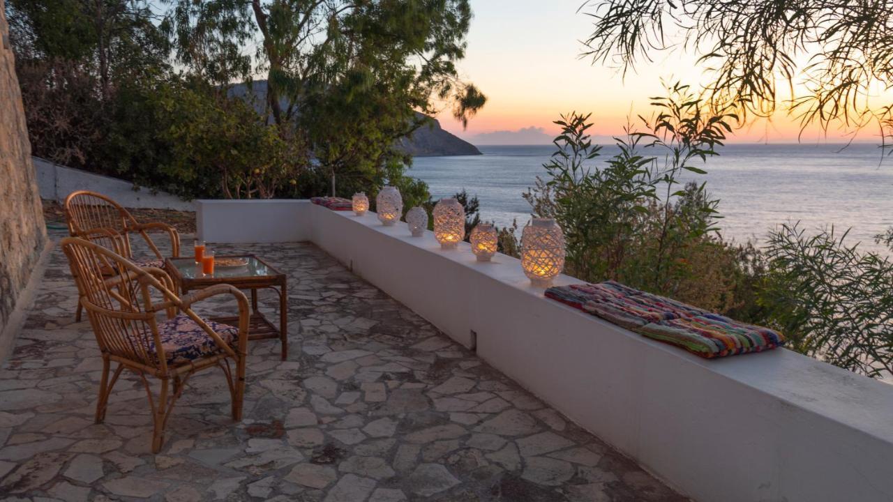 Ivi Beach Front Villa, Leros Vromolithos ภายนอก รูปภาพ